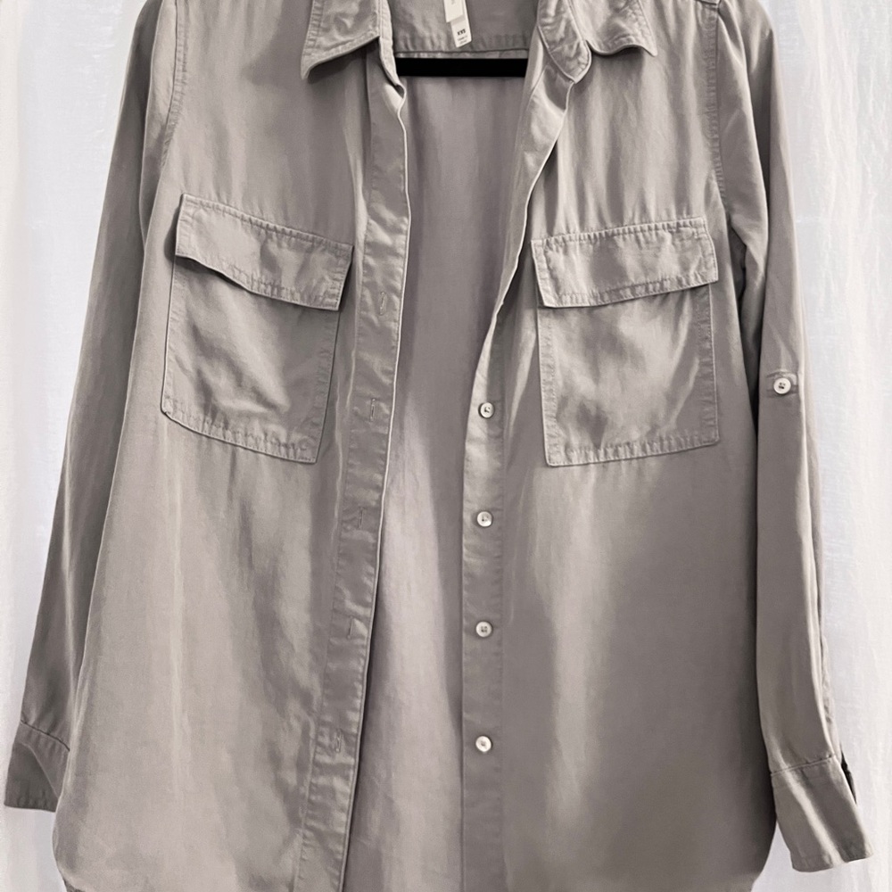 Aritzia The Group Babaton Utility Button Down Shirt